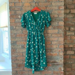 Floral Dress - Green